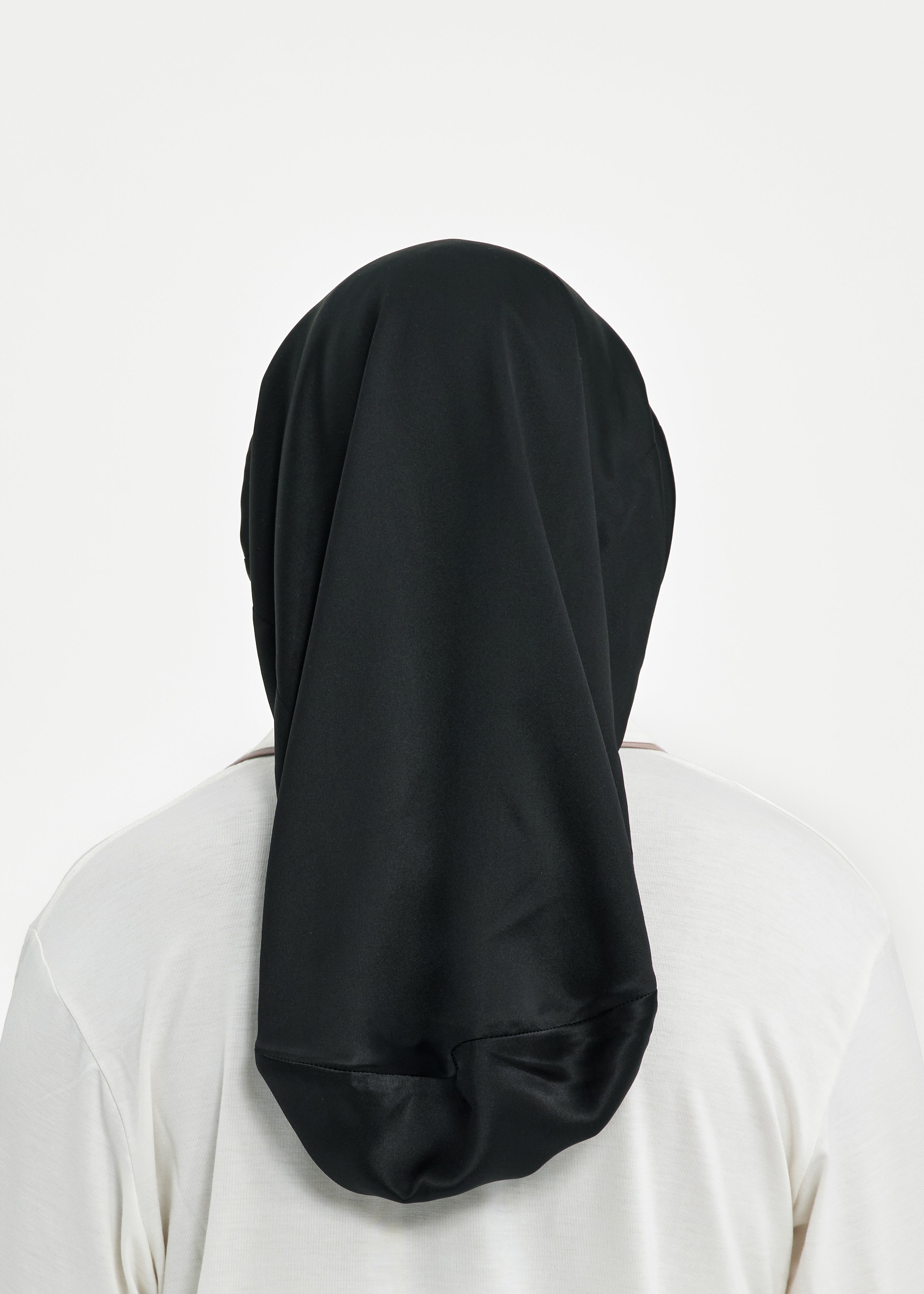 Bonnet de nuit long en soie