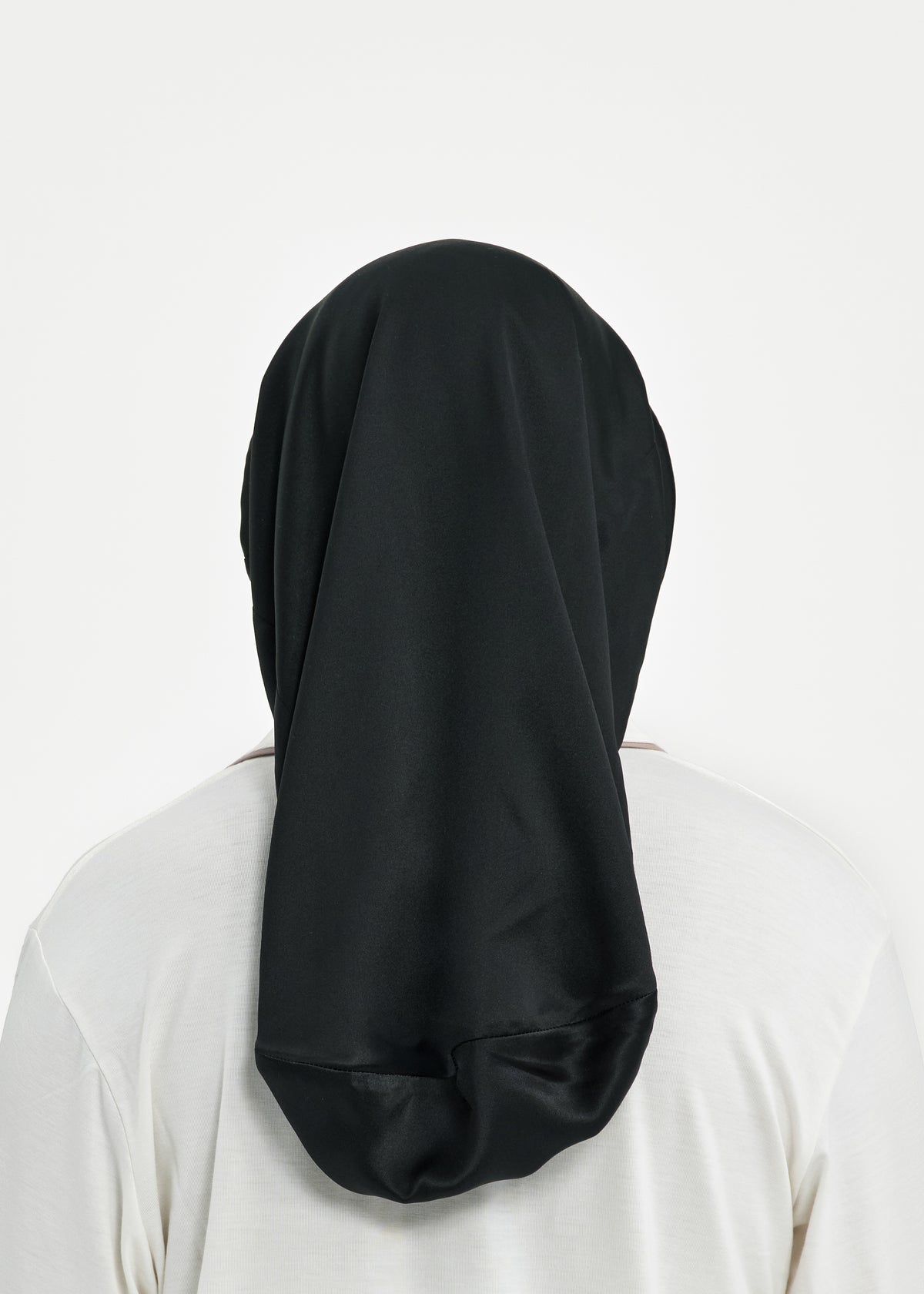 Bonnet de nuit long en soie