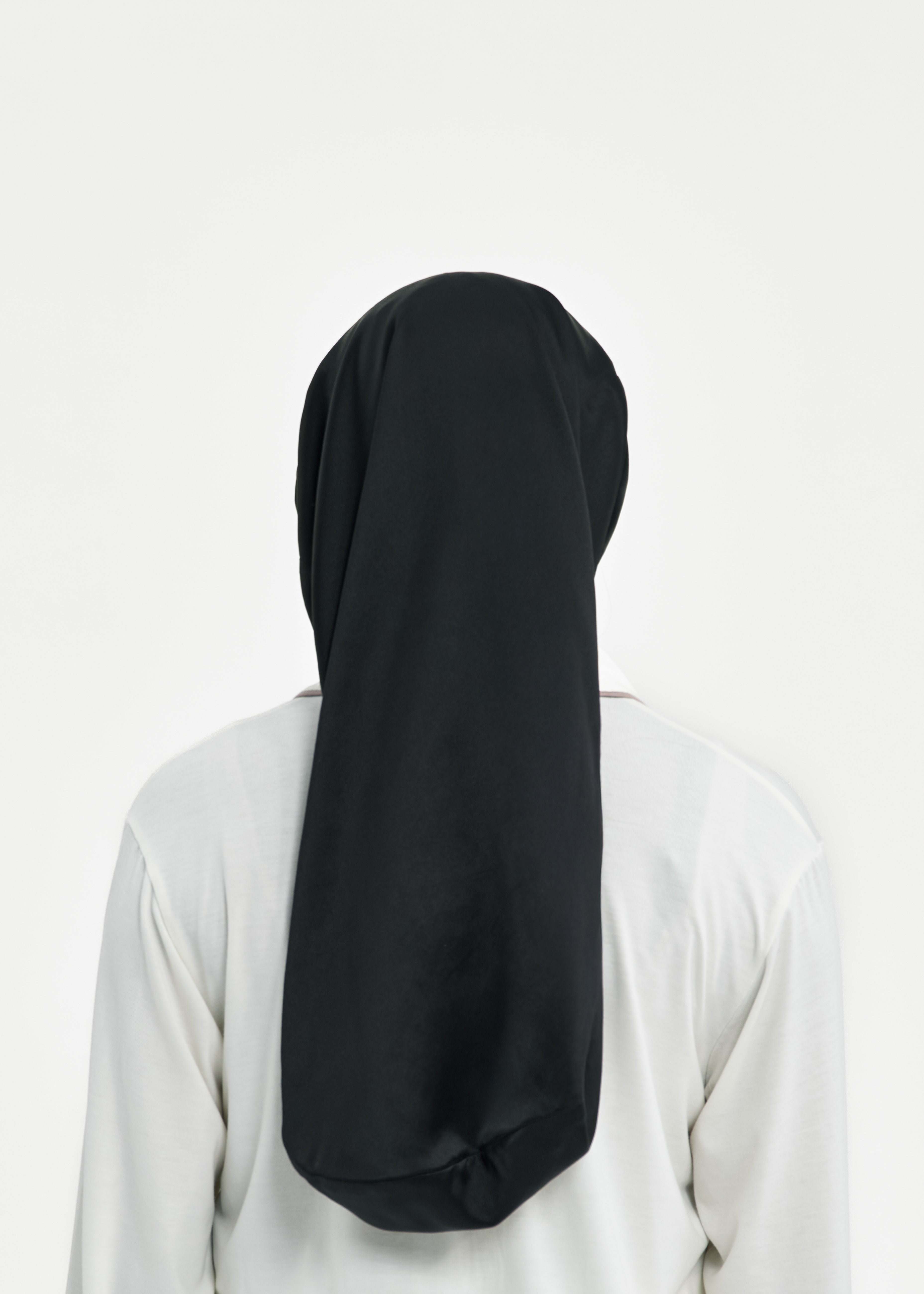 Bonnet de nuit long en soie