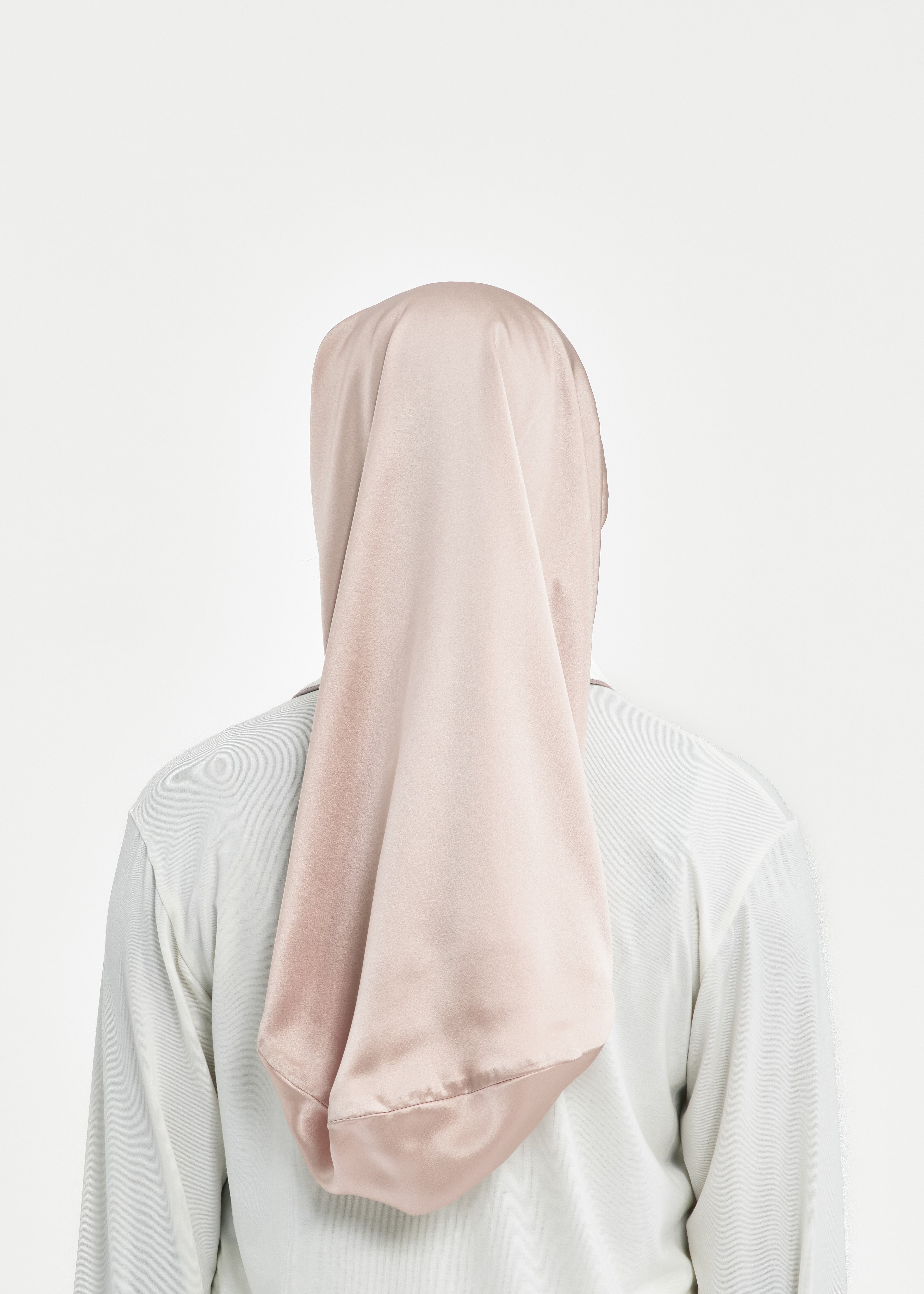 Bonnet de nuit long en soie